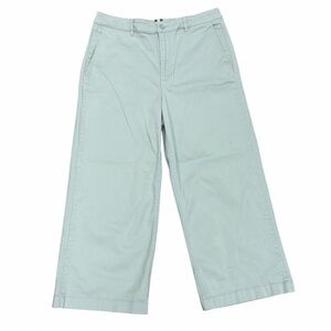 Boden Mint Green Cropped Wide Leg Pants